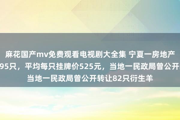 麻花国产mv免费观看电视剧大全集 宁夏一房地产国企转让自养羊95只,平均每只挂牌价525元,当地一民政局曾公开转让82只衍生羊